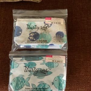 Thirty One Clear Clip Pouch’s